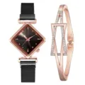 Ensemble Montre et Bracelet / Noir