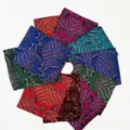 Brokatstoff (Zufällige Farbe) / 15cmx18cm (10 Stück/Packung)