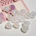 5 Stück (3mm Loch) / Gelee Weiß