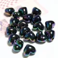 5 Pieces (3mm Hole) / Iridescent Black