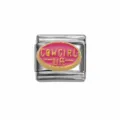 Lettre Ovale Rose Cowgirl (IT674)