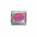 Rosa Emaille Cowgirl (IT673)