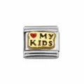 Gold My Kids Red Heart (IT323)