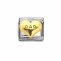 Gold Heart DAD (IT351)