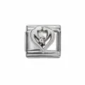 Hollow Heart Baby Inlaid Rhinestone (IT798)