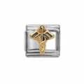 Gold Caduceus Style (IT560)