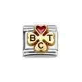 Gold-Plated Heart Clover Style (IT582)