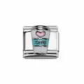 Pink Heart Striped Coffee Cup Style (IT517)