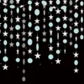 2.5m 24pcs / Star and Circle Mixed Design