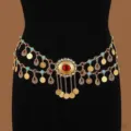Oval Five Tassels Style (X514-22) / Gold