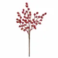 3-Fork Berry Branch / Red Frosted Berries