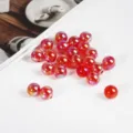 6mm 100 Pièces / Rouge Transparent