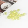 6mm 100 Pièces / Jaune Transparent