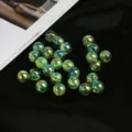 10mm 50 Pièces / Vert Clair Transparent