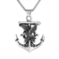 Anchor Eagle + Stainless Steel Chain