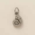 Steel Color Conch Charm