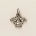 Steel Color Bee Charm