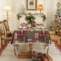 Christmas Red Plaid Sock with White Ball