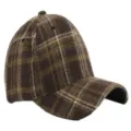 Adjustable / Yellow Brown Black Plaid (12#)