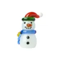 White Snowman - Blue