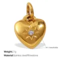 Sunburst Heart Style - Large (PJ973WEGL) / Gold