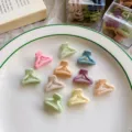 Curved Hollow Style / 10-Piece Set (Square Box) / Mixed Candy Colors