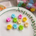 Hollow Five-Petal Flower / 10 Pieces/Pack (Boxed) / Mixed Colors