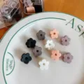 Flower Style / 10-Piece Set (Storage Box) / Mixed Coffee Tones