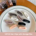 Oval / 10-Piece Set (Storage Box) / Mixed Coffee Tones