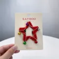 Colorful Bell Star BB Clip / Red