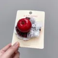 Apple Lace Clip / Red