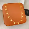 Heart and Star Charm Necklace(A796)
