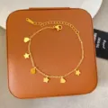 Heart and Star Charm Bracelet(B680)