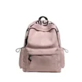 Sac à dos rose à motif d’étoiles, poche avant zippée et poches latérales à cordon de serrage - Sac Seul / Rose