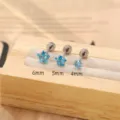4mm / Blue Star (Single Piece)