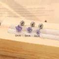4mm / Purple Star (Single Piece)
