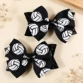 1 Pair / Black (Volleyball Print)