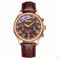 Or Rose Cadran Marron