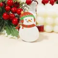 Barrette à Cheveux Forme Bonhomme de Neige de Noël à Paillettes