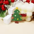 Barrette à Cheveux Forme Sapin de Noël à Paillettes Vertes