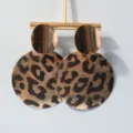 Leopard Print Earrings (20639)