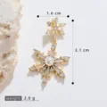 Perlen Schneeflocke (SMP511028) / Gold