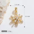 Kleine Schneeflocke (SMP511029) / Gold