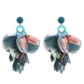 Petal Tassel Style (E-1579) / Dark Green