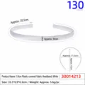 1.0 Fabric Covered Plastic Headband (30014213) / White