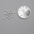 Silver Crimp Tube / 2.0x2.0mm (1 Piece/Pack)