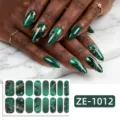 Retro Gold Smudge Gradient (ZE-1012) / 16 Sheets (Naked Sheet And Nail File)