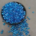 Perline di Vetro Blu Scuro