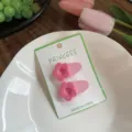 Duckbill Clip (9843B) / 2 Pieces/Pair / Pink