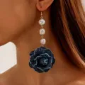 Stile Camelia Aerodinamico Strass (26180-ear-2)